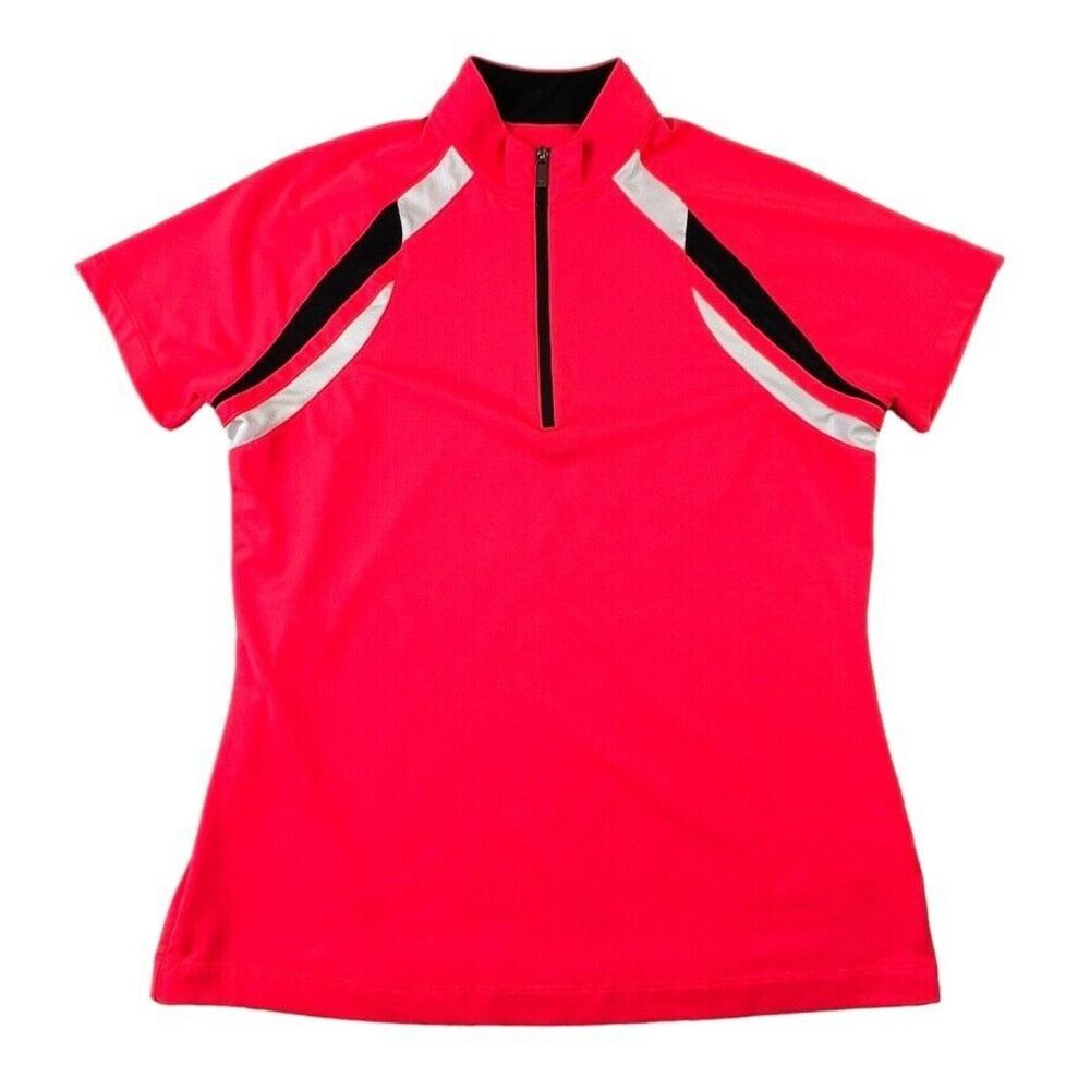 Tail White Label Womens 1/4 Zip Pullover‎ & Top Size Small Pink Golf Set 2 Pc